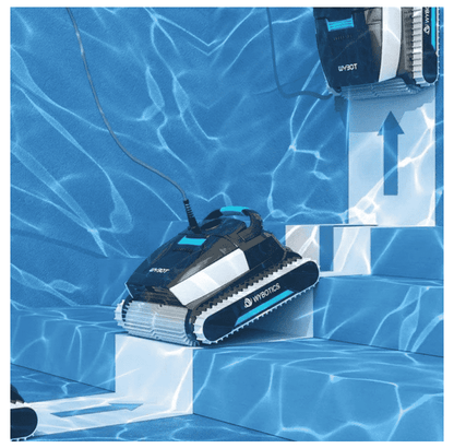 Efficient & Smart Swimming Pool Cleaner Electric, Wall-Climbing with Extended Cable