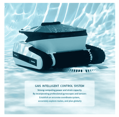 Intelligent Robotic Pool Vacuum Cordless, Long-lasting, with Sonar Path Planning