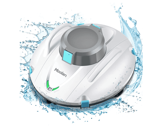 Efficient Cordless Robotic Pool Cleaner with Advanced Suction & Self-Parking