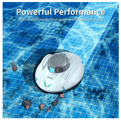 Efficient Cordless Robotic Pool Cleaner with Advanced Suction & Self-Parking