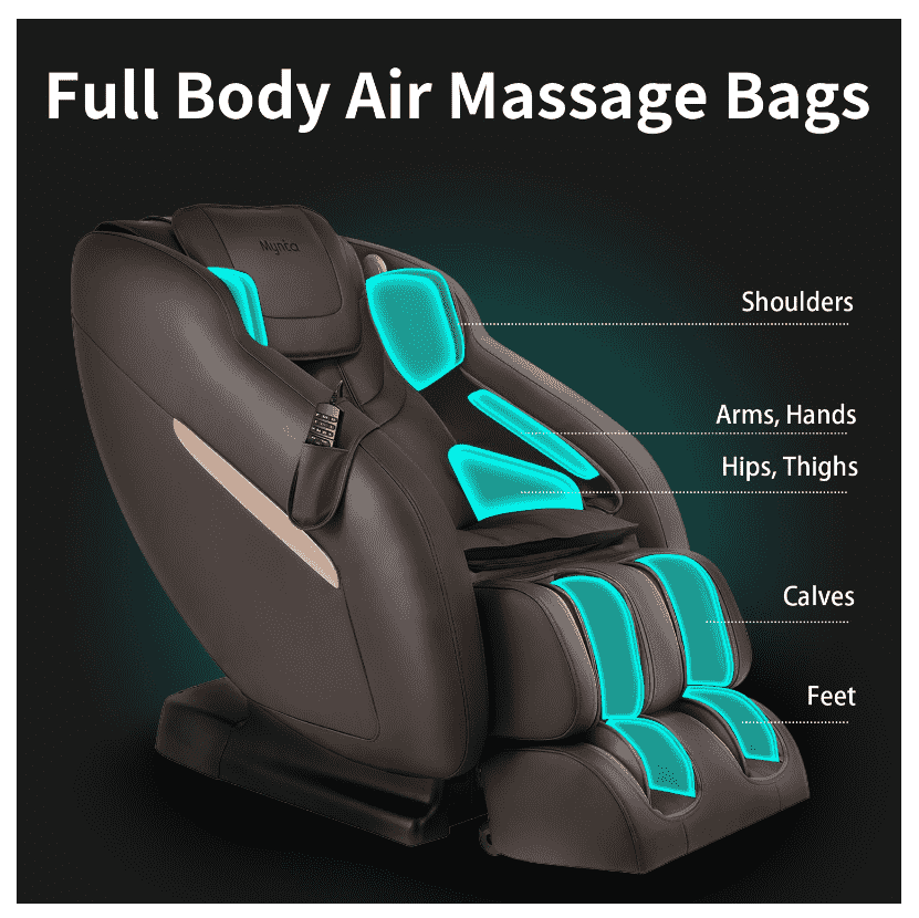 Full Body 3D Massage Chair with Thai Stretch & Zero Gravity