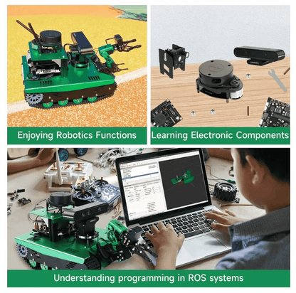 AI Vision Robot Tank Kit with Lidar & Python Programming