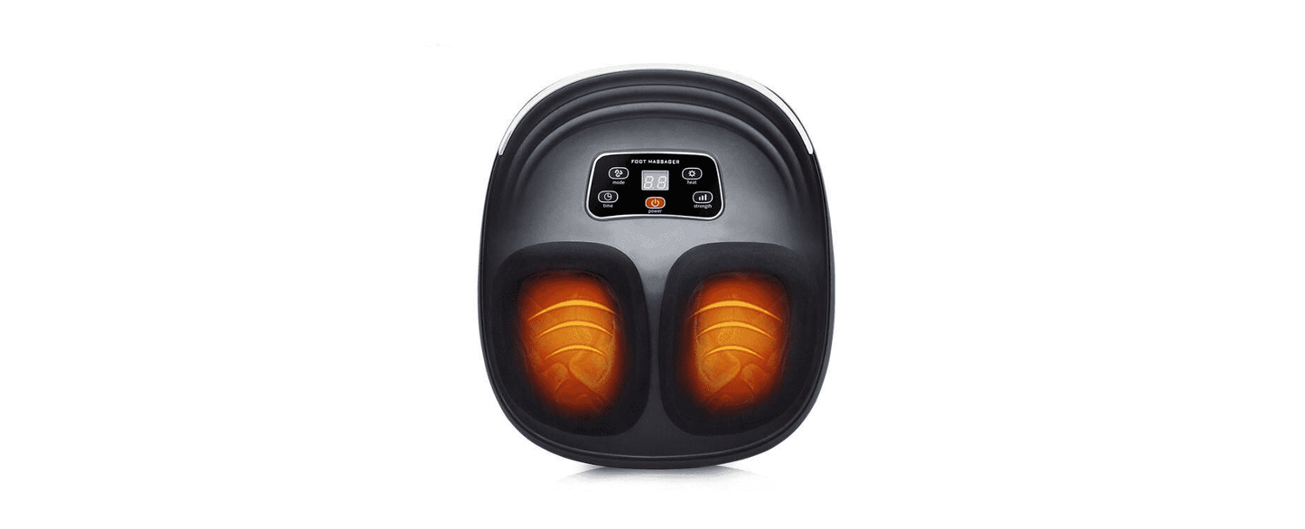 Electric Shiatsu Foot Massager with Heat Therapy and Air Compression