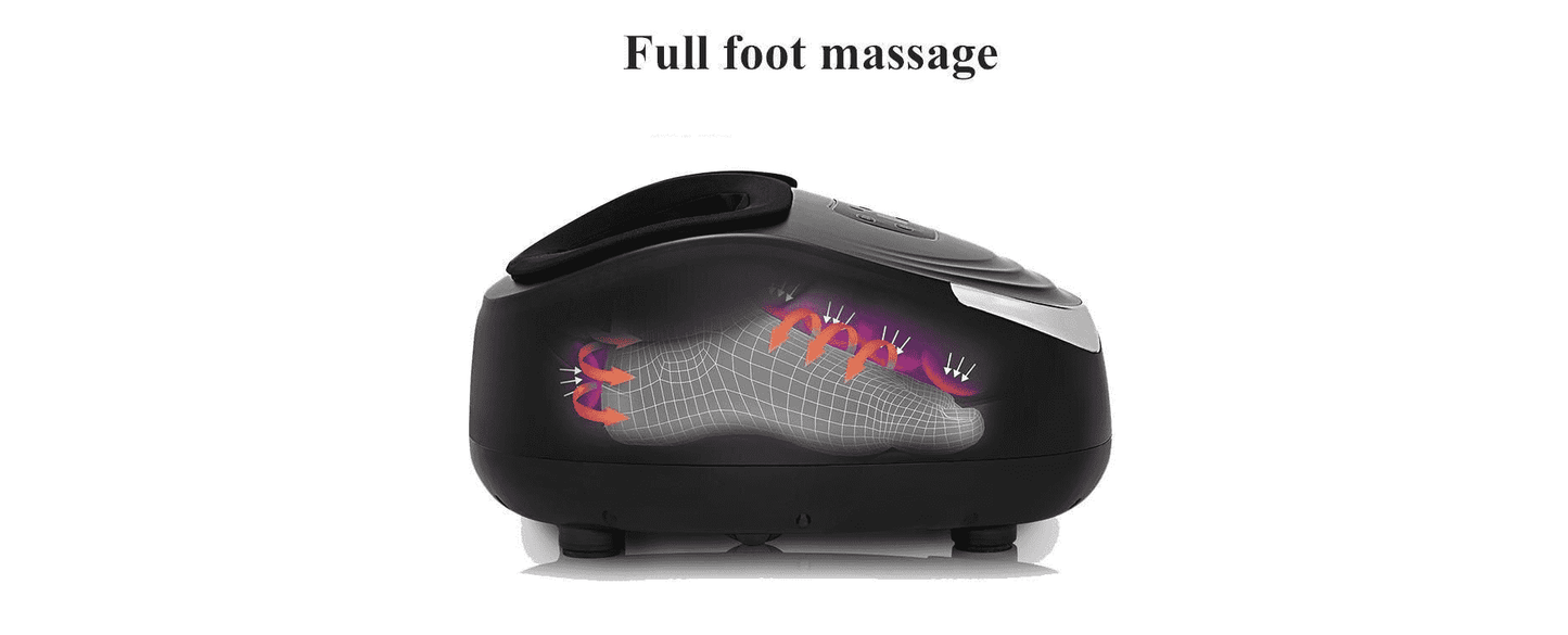 Electric Shiatsu Foot Massager with Heat Therapy and Air Compression