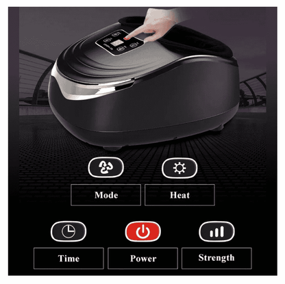 Electric Shiatsu Foot Massager with Heat Therapy and Air Compression