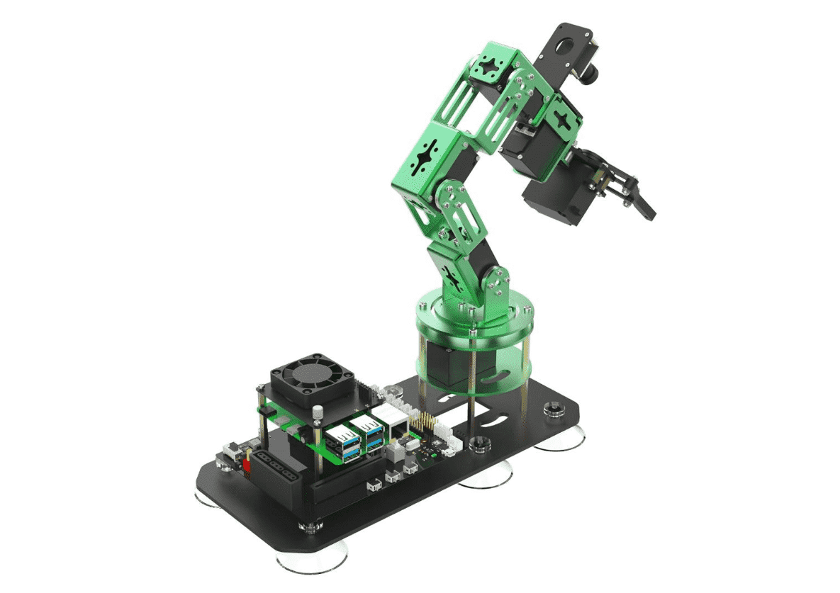 6DOF AI Visual Robotic Arm Kit with Advanced Servo Technology for Jetson NANO 4GB