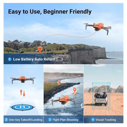 Ultra-Light 4K Mini Drone Professional Quadcopter with Advanced Gimbal & Smart Tracking