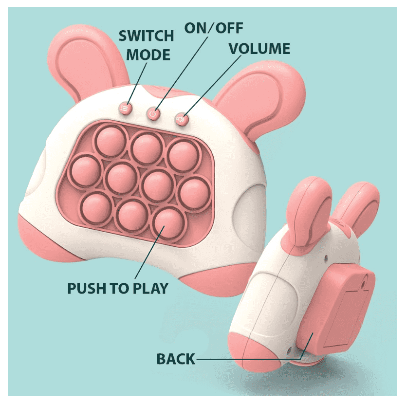 Pop Quick Push Sensory Game Console – Stress Relief Toy for Kids and Adults