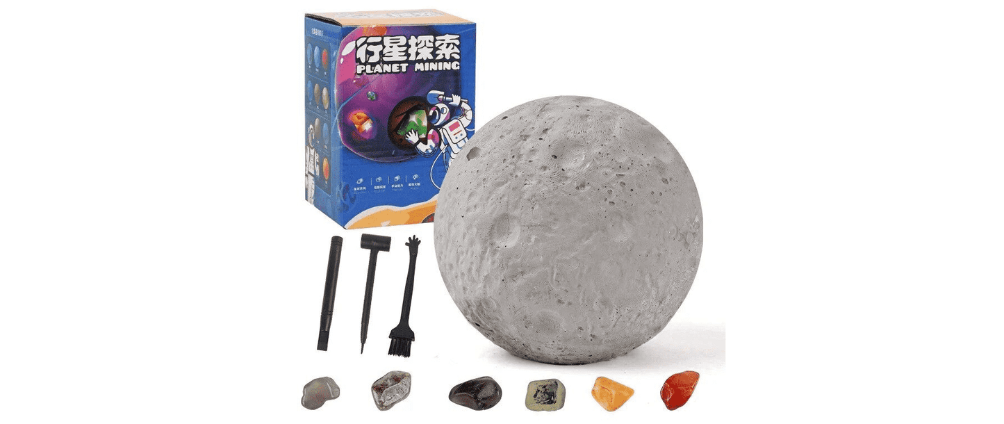 Solar System Gem Mining Kit: Children’s Educational Archaeology Toy