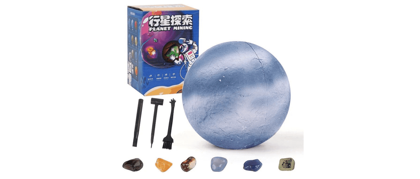 Solar System Gem Mining Kit: Children’s Educational Archaeology Toy