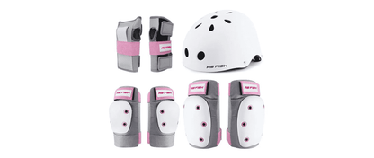 Knee, Elbow, Wrist Pads & Helmet for Skating and Cycling